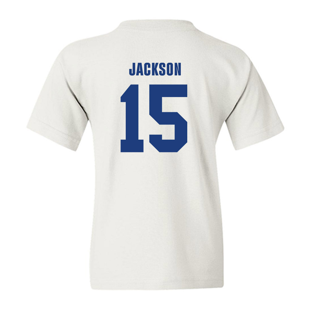 LA Tech - NCAA Football : Jay-T Jackson - Classic Shersey Youth T-Shirt-1