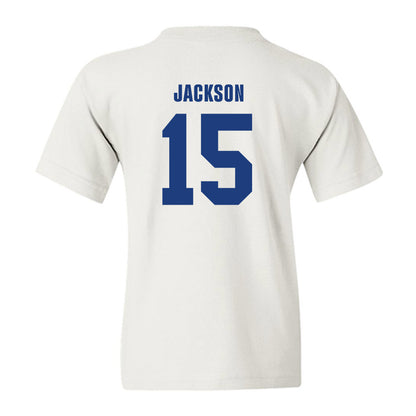 LA Tech - NCAA Football : Jay-T Jackson - Classic Shersey Youth T-Shirt-1