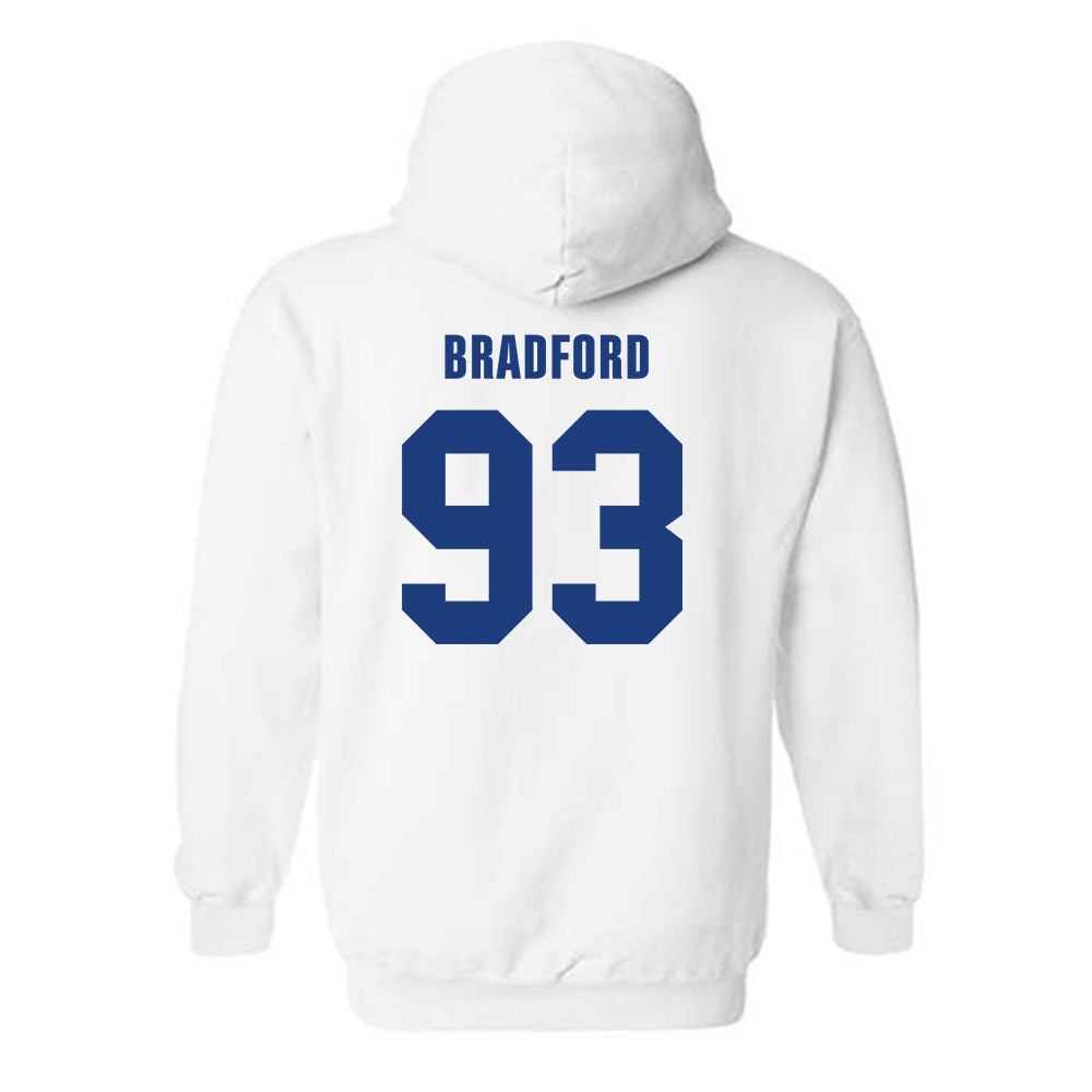 LA Tech - NCAA Football : Jacob Bradford - Classic Shersey Hooded Sweatshirt-1