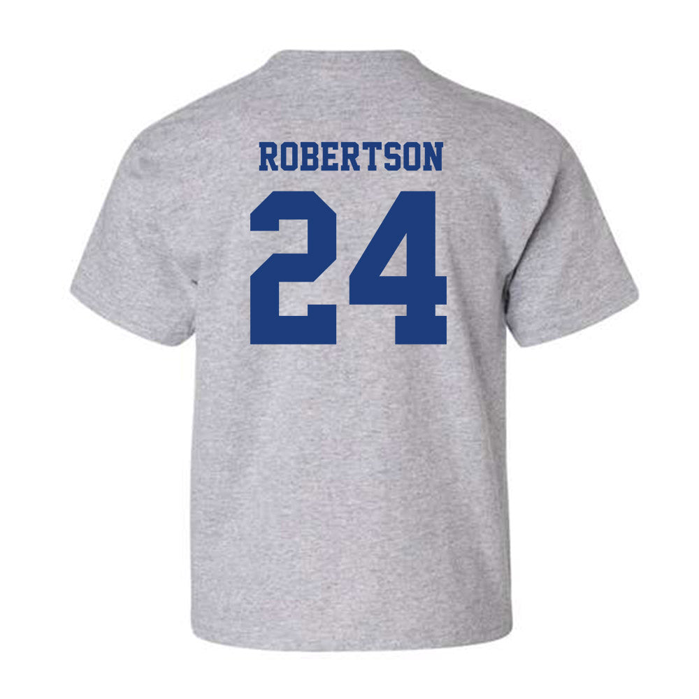 LA Tech - NCAA Football : Fredrick Robertson - Classic Shersey Youth T-Shirt