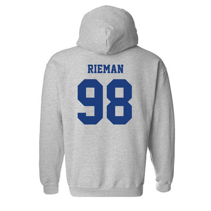 LA Tech - NCAA Football : Donovan Rieman - Classic Shersey Hooded Sweatshirt-1