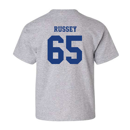 LA Tech - NCAA Football Legends : Kody Russey - Classic Shersey Youth T-Shirt-1