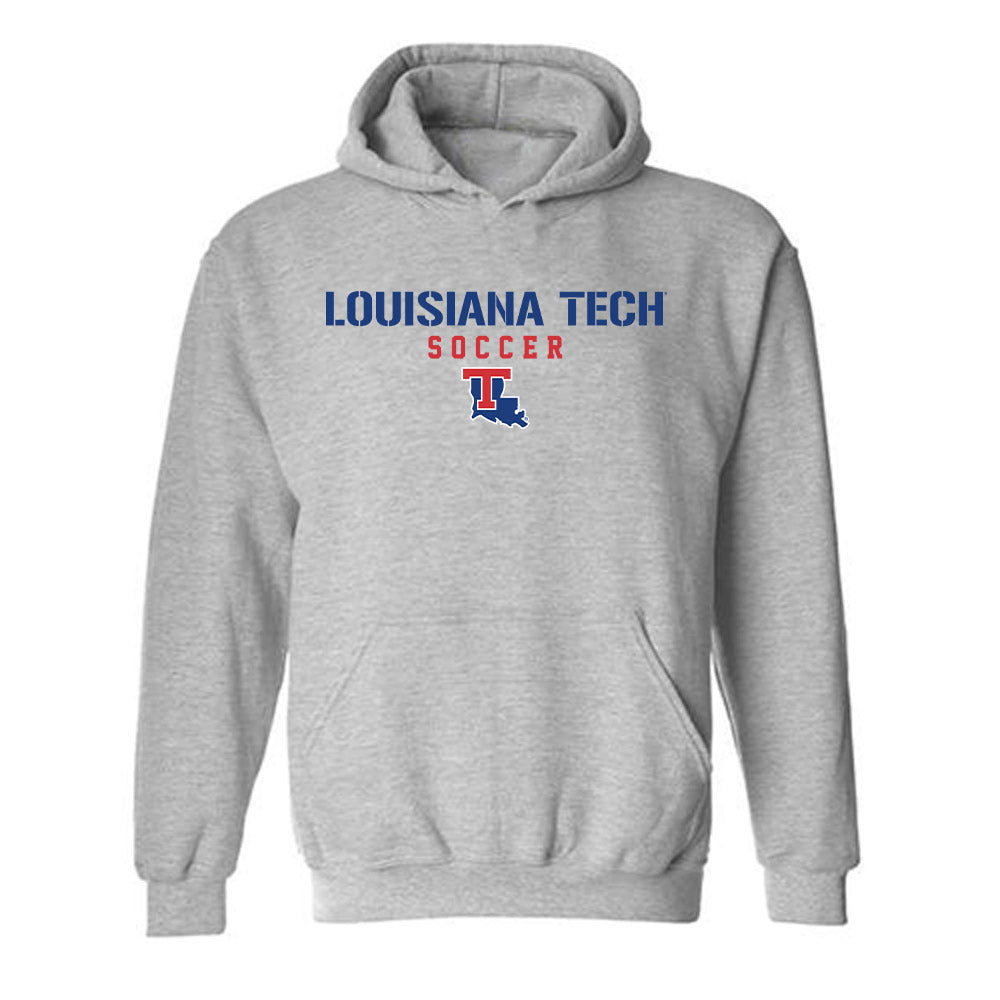 LA Tech - NCAA Women's Soccer : Maddie Gray - Classic Shersey Hooded Sweatshirt-0