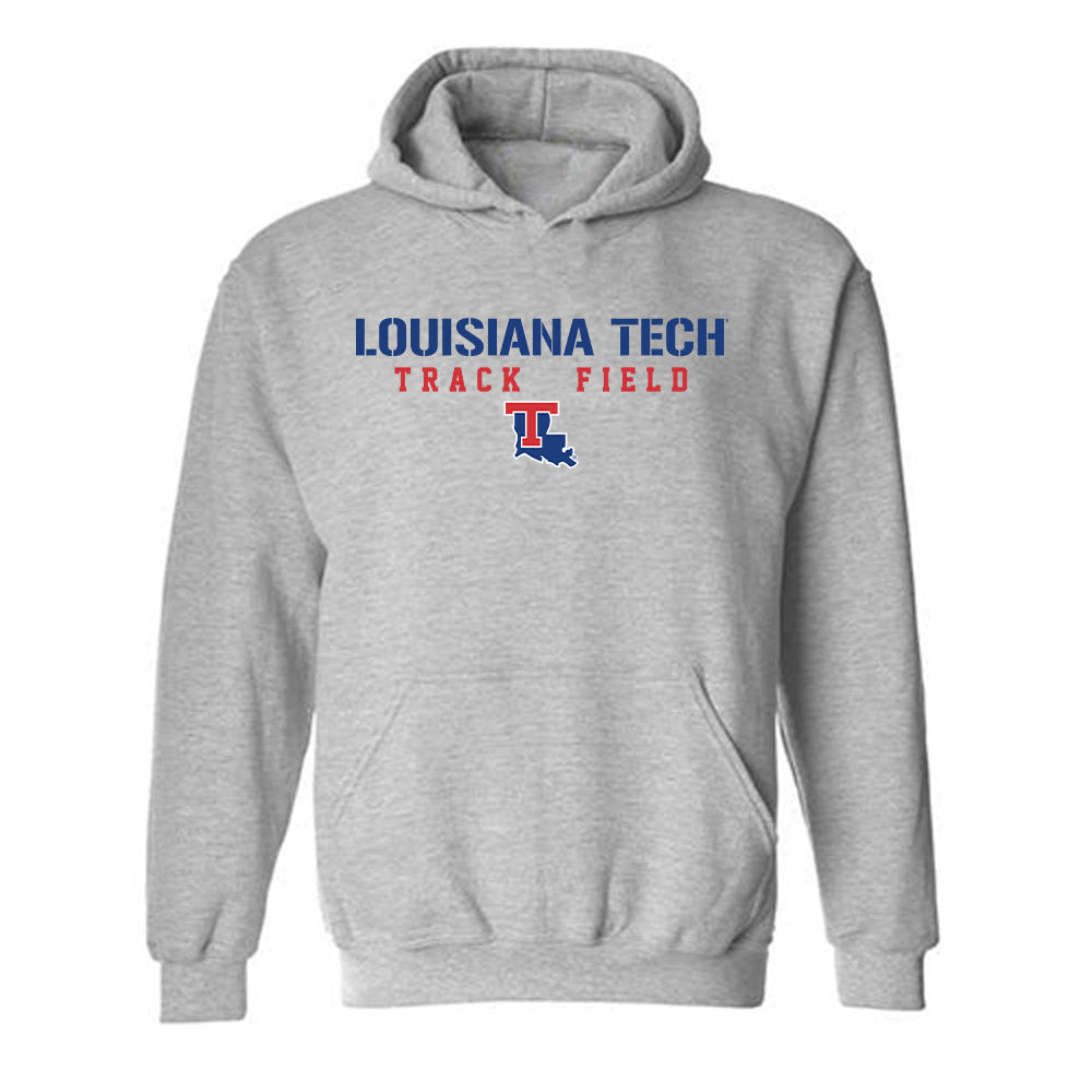 LA Tech - NCAA Men's Track & Field : Chevoney Reid - Classic Shersey Hooded Sweatshirt-0