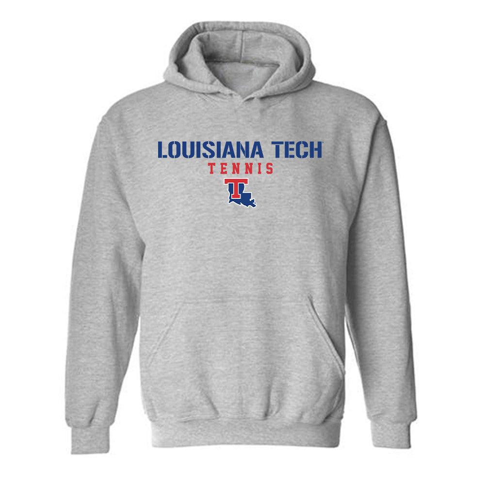 LA Tech - NCAA Women's Tennis : Mio Kozaki - Classic Shersey Hooded Sweatshirt-0