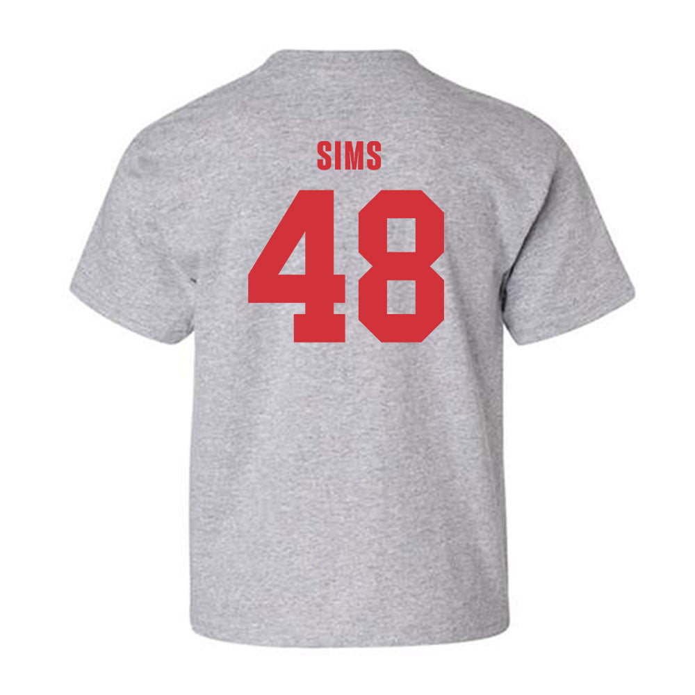 Louisiana - NCAA Football : Hunter Sims - Classic Shersey Youth T-Shirt-1