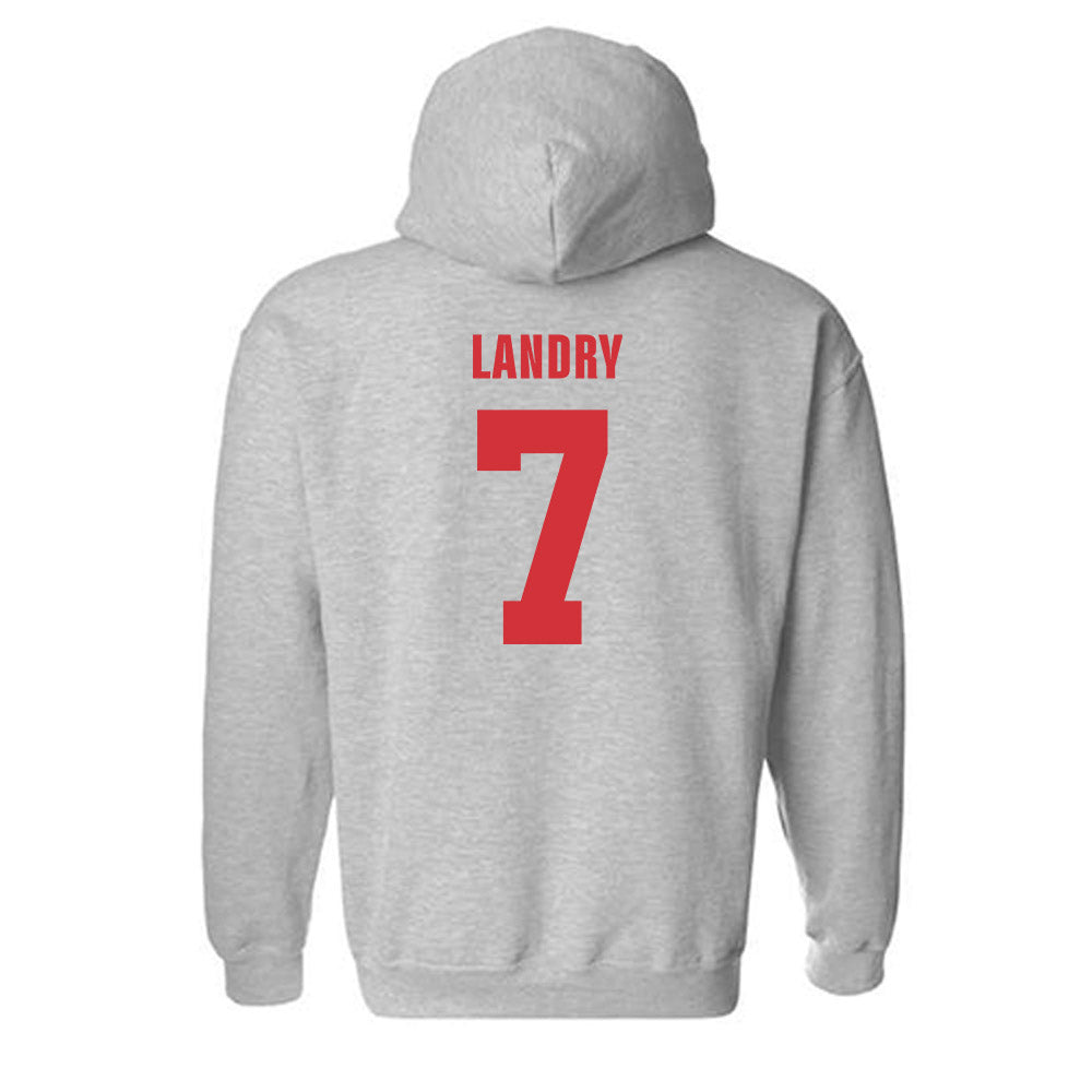 Louisiana - NCAA Men's Basketball : Christian Landry - Classic Shersey Hooded Sweatshirt