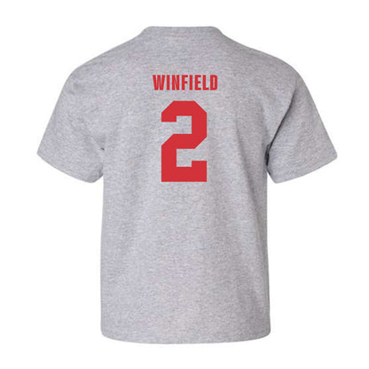 Louisiana - NCAA Football : Lunch Winfield - Classic Shersey Youth T-Shirt