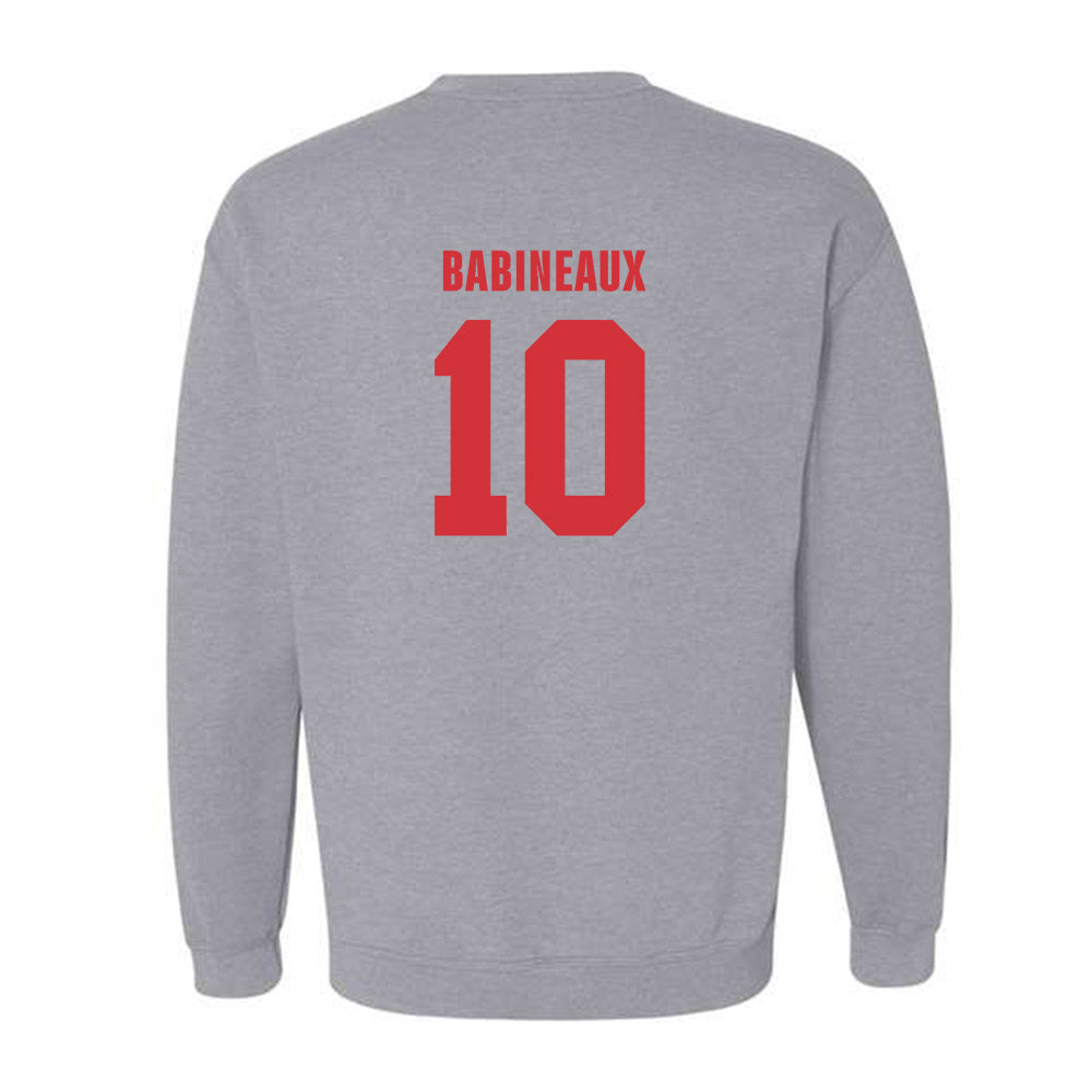 Louisiana - NCAA Football : Russell Babineaux - Classic Shersey Crewneck Sweatshirt-1