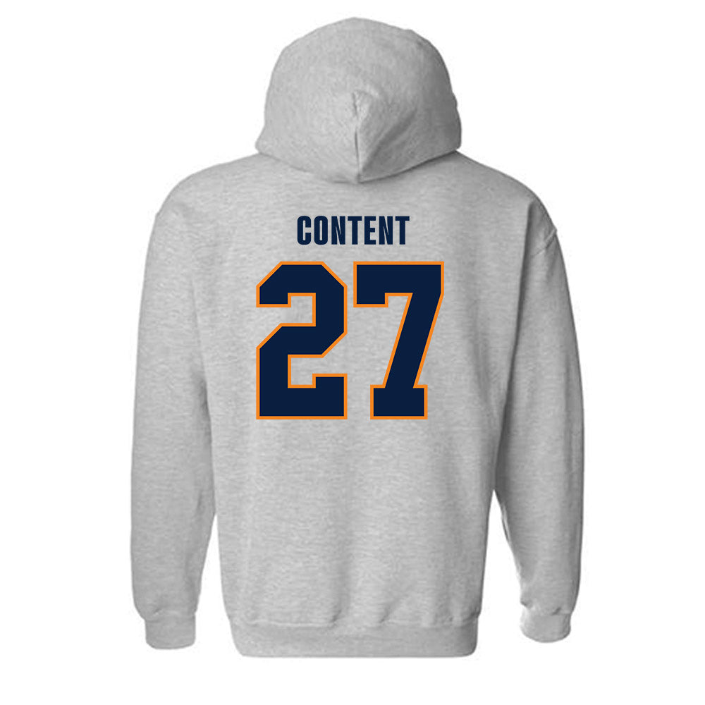 UTEP - NCAA Football : Justin Content - Hooded Sweatshirt