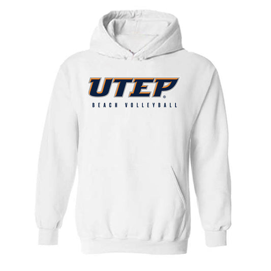 UTEP - NCAA Beach Volleyball : Mia Theisler - Classic Shersey Hooded Sweatshirt-0