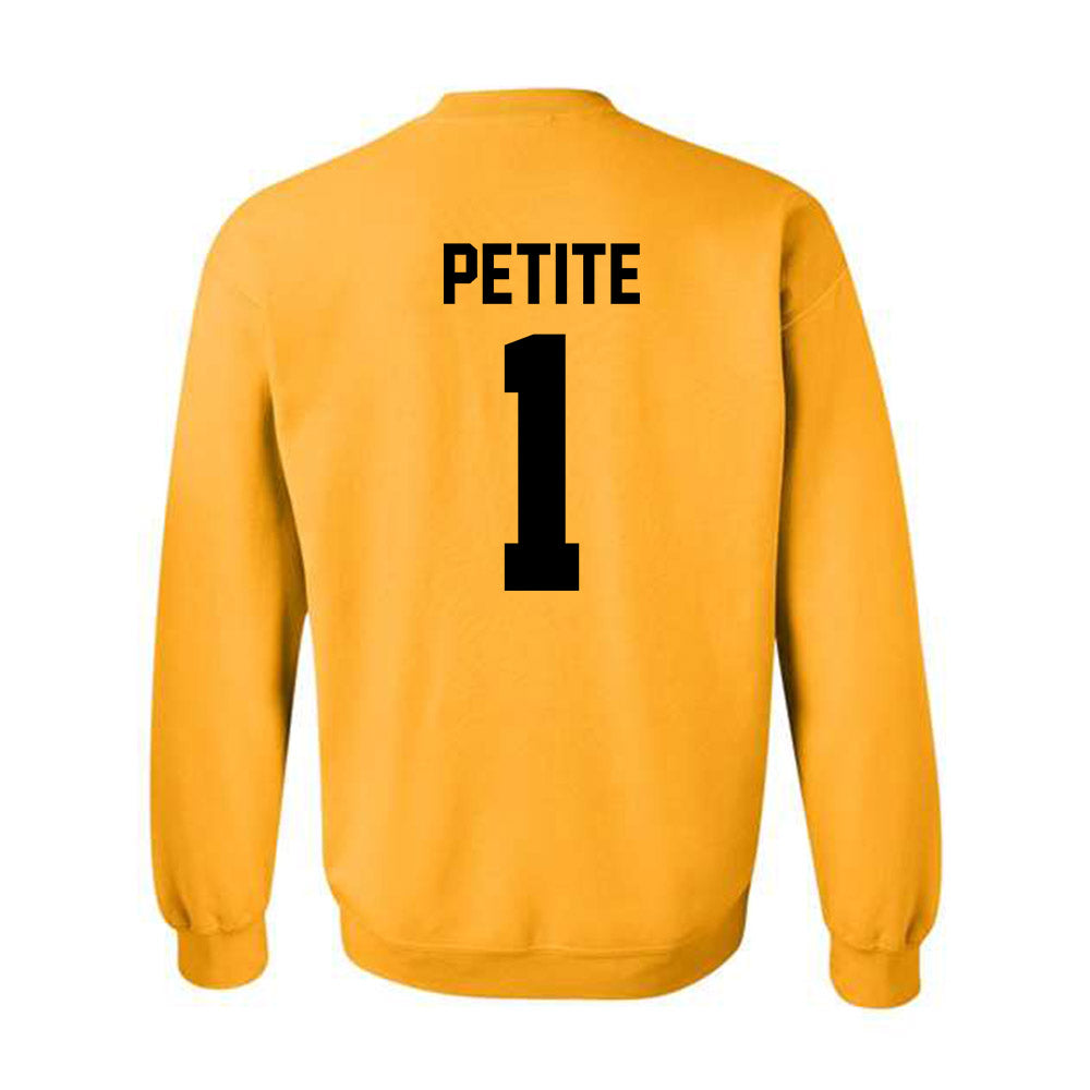 VCU - NCAA Baseball : Michael Petite - Classic Shersey Crewneck Sweatshirt-1
