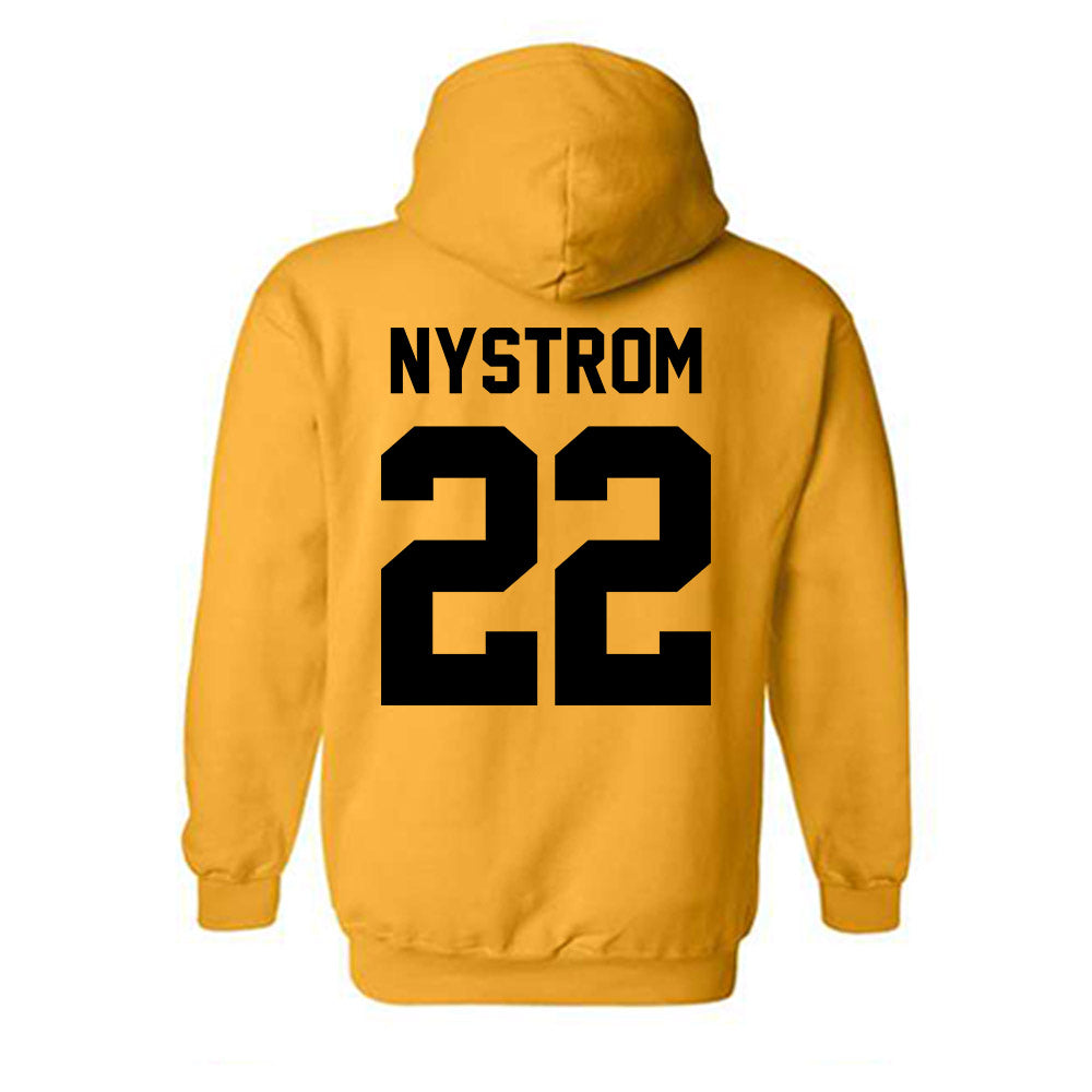 VCU - NCAA Baseball : Chase Nystrom - Classic Shersey Hooded Sweatshirt-1