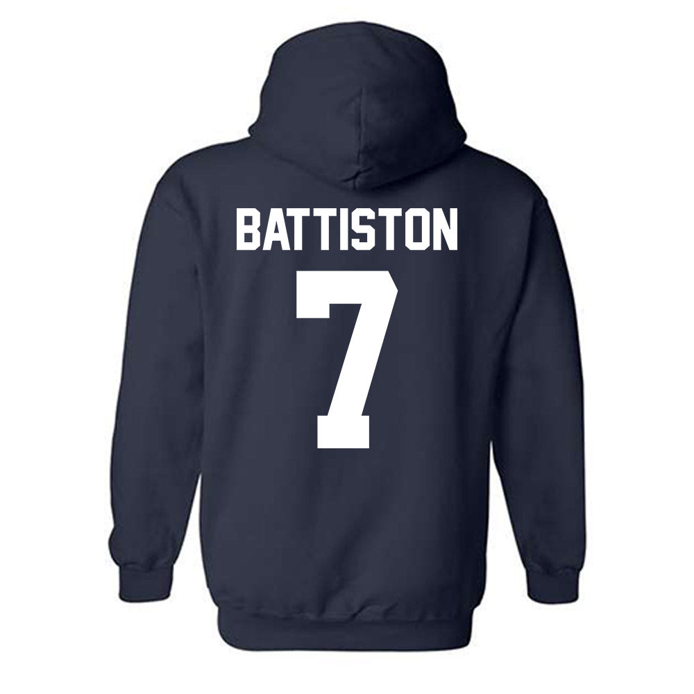 Rice - NCAA Women's Basketball : Louann Battiston - Classic Shersey Hooded Sweatshirt-1