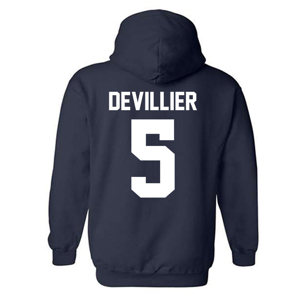 Rice - NCAA Football : Drew Devillier - Classic Shersey Hooded Sweatshirt-1