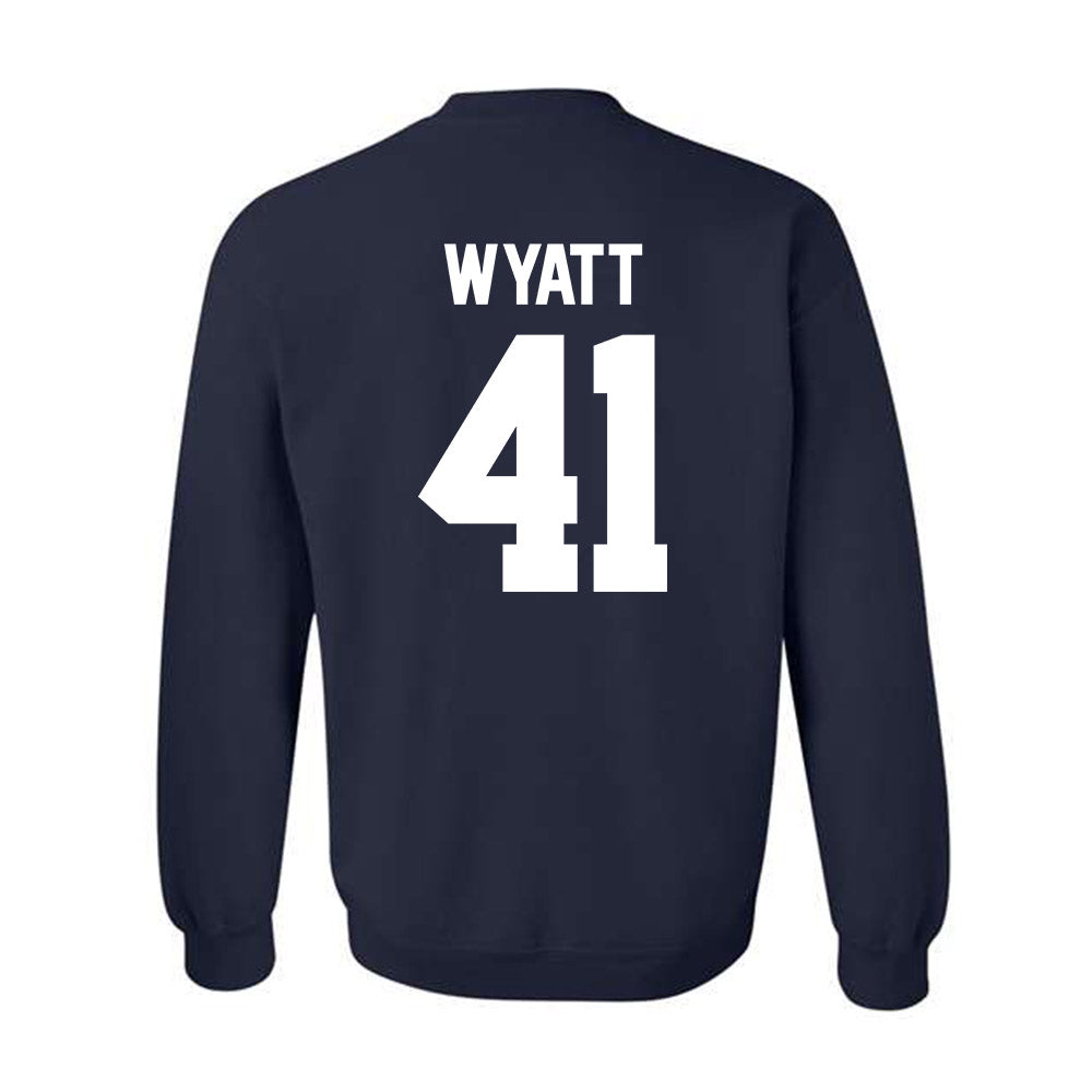 Rice - NCAA Football : Plae Wyatt - Classic Shersey Crewneck Sweatshirt-1