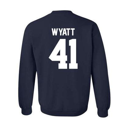 Rice - NCAA Football : Plae Wyatt - Classic Shersey Crewneck Sweatshirt-1