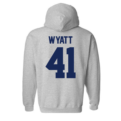 Rice - NCAA Football : Plae Wyatt - Classic Shersey Hooded Sweatshirt-1