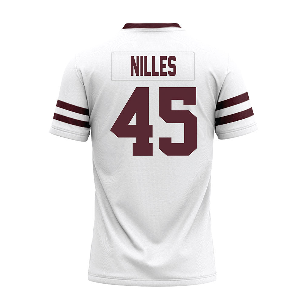 Texas State - NCAA Football : Cole Nilles - Premium Football Jersey-1