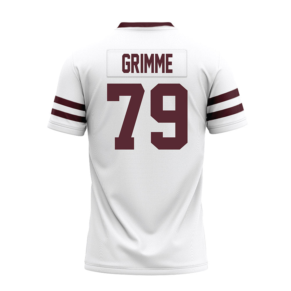 Texas State - NCAA Football : Alan Grimme - Premium Football Jersey-1