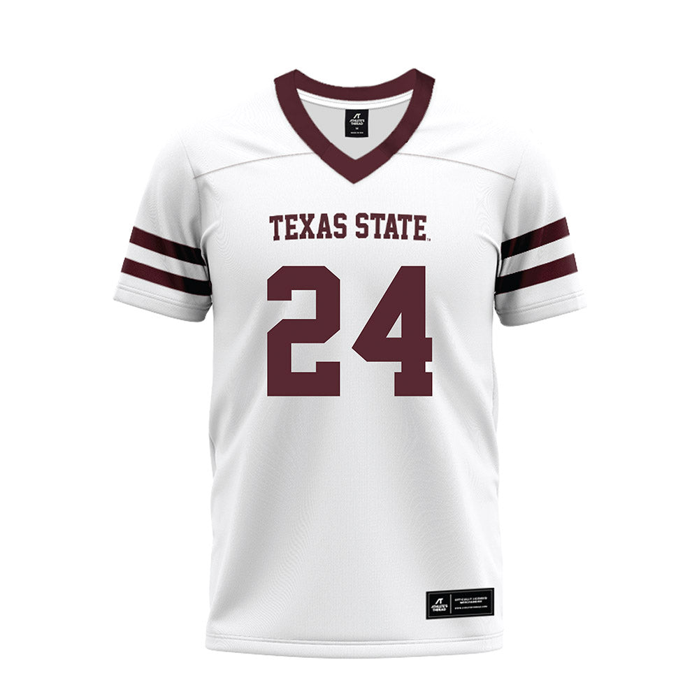 Texas State - NCAA Football : Caleb Carter - Premium Football Jersey-0