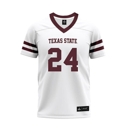 Texas State - NCAA Football : Caleb Carter - Premium Football Jersey-0