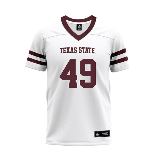 Texas State - NCAA Football : Blaine Carver - Premium Football Jersey-0