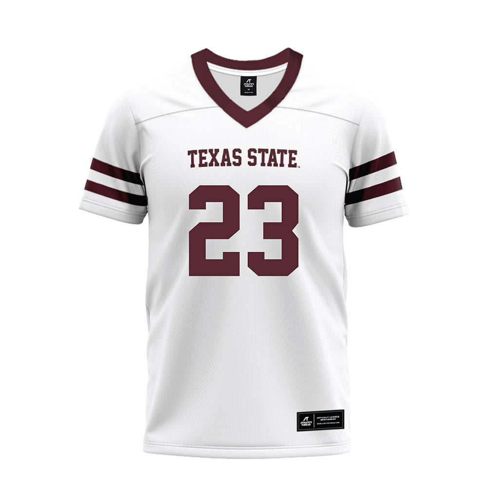 Texas State - NCAA Football : Amarion Atwood - Premium Football Jersey-0