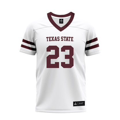 Texas State - NCAA Football : Amarion Atwood - Premium Football Jersey-0
