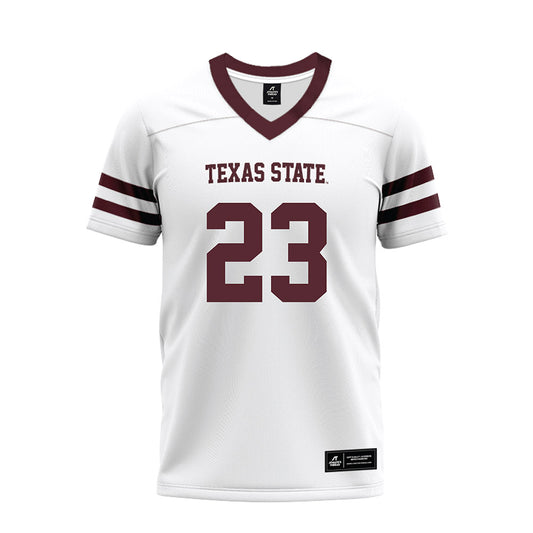 Texas State - NCAA Football : Amarion Atwood - Premium Football Jersey-0