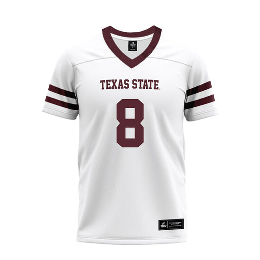 Texas State - NCAA Football : Brad Jackson - Premium Football Jersey-0
