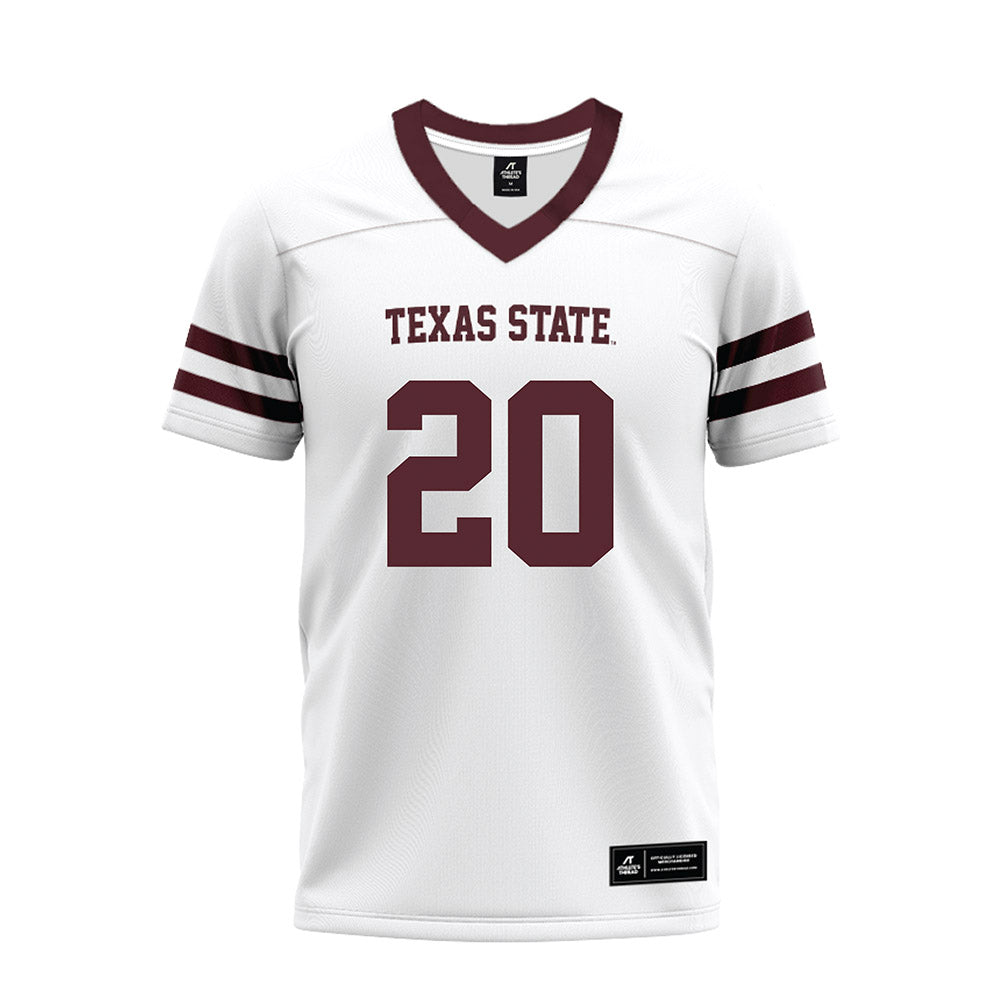 Texas State - NCAA Football : Cole Pryor - Premium Football Jersey-0