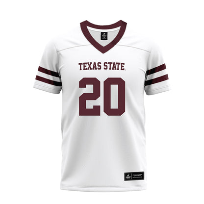 Texas State - NCAA Football : Cole Pryor - Premium Football Jersey-0