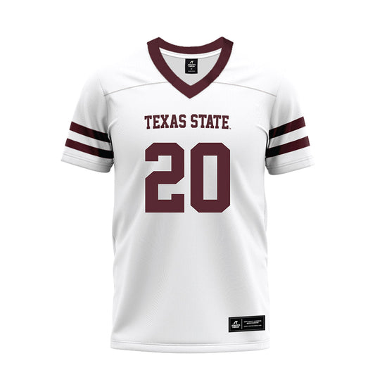 Texas State - NCAA Football : Cole Pryor - Premium Football Jersey-0