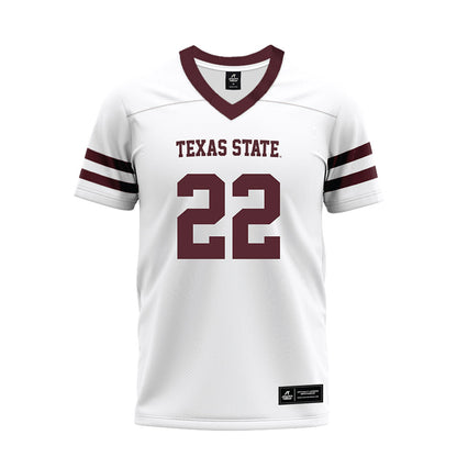 Texas State - NCAA Football : Torrance Burgess Jr - Premium Football Jersey-0
