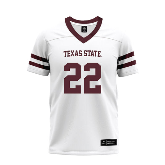 Texas State - NCAA Football : Torrance Burgess Jr - Premium Football Jersey-0