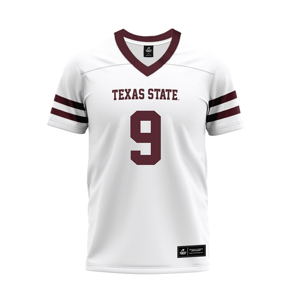 Texas State - NCAA Football : Jaden Rios - Premium Football Jersey-0