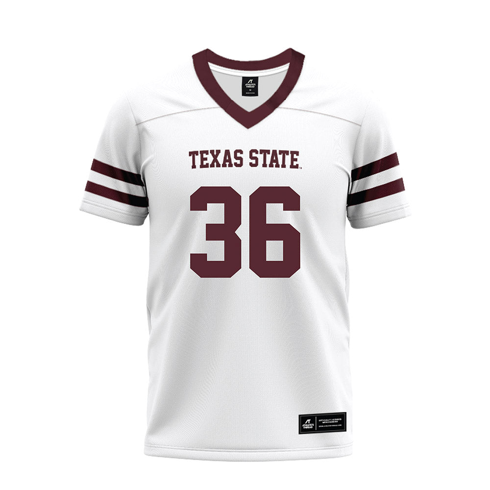 Texas State - NCAA Football : Mason Shipley - Premium Football Jersey