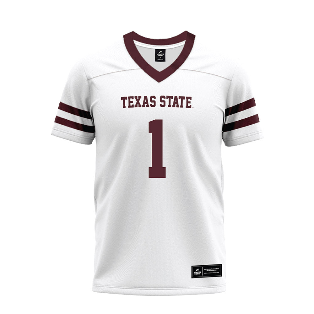 Texas State - NCAA Football : Joshua Eaton - Premium Football Jersey