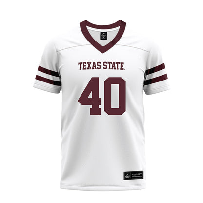 Texas State - NCAA Football : Lars Rau - Premium Football Jersey