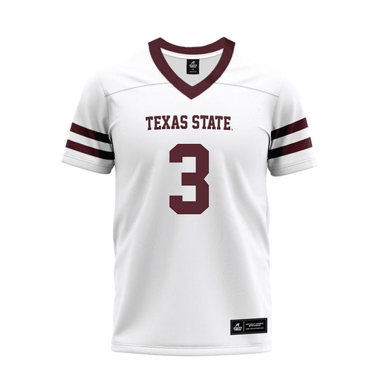 Texas State - NCAA Football : Michael Boudoin III - Premium Football Jersey-0