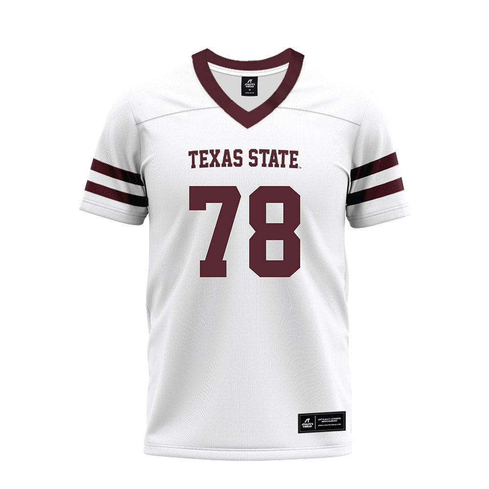 Texas State - NCAA Football : Anfernee Crease - Premium Football Jersey-0