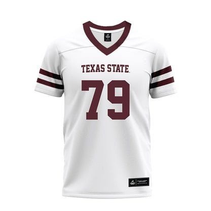 Texas State - NCAA Football : Alan Grimme - Premium Football Jersey-0