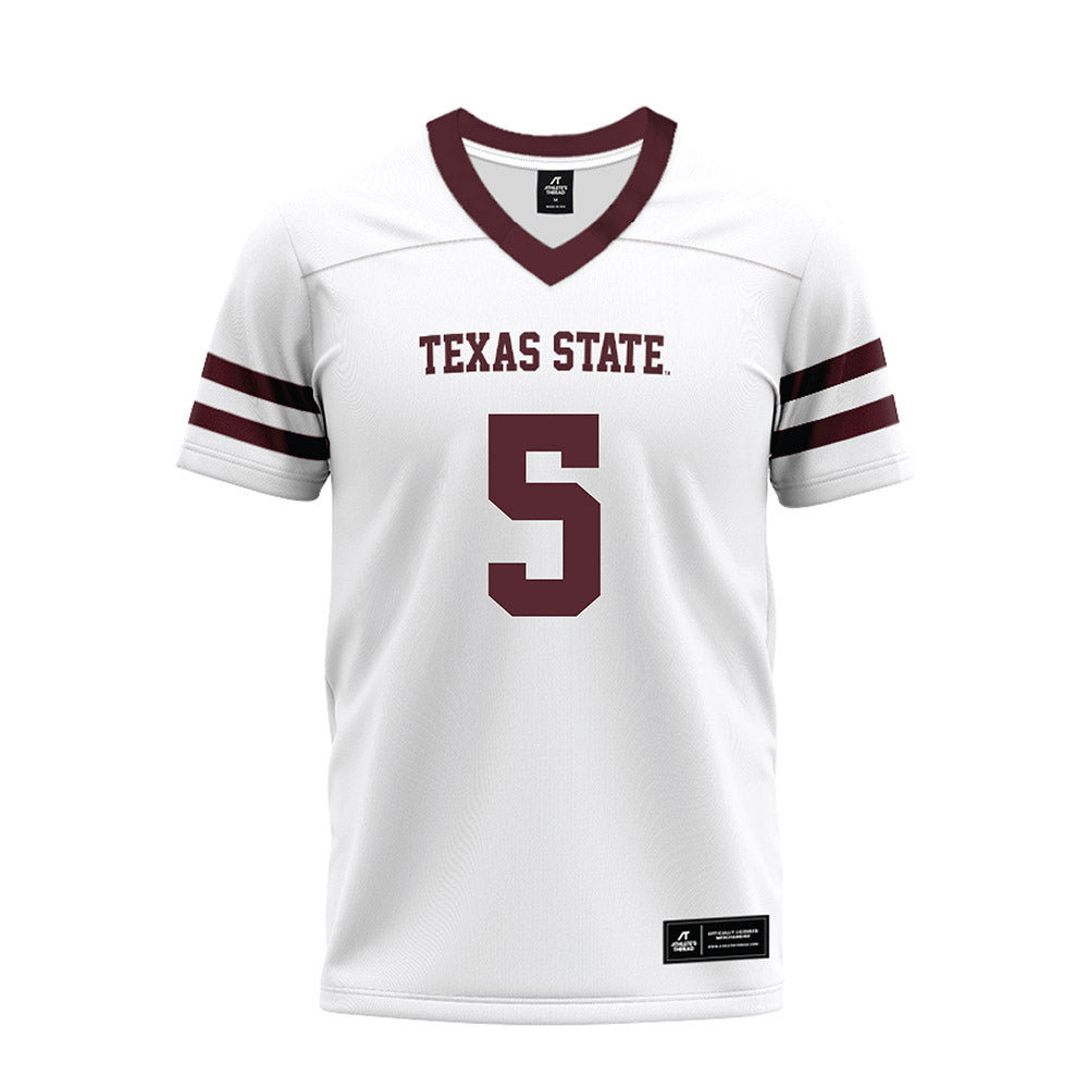 Texas State - NCAA Football : Jaylen Jenkins - Premium Football Jersey-0