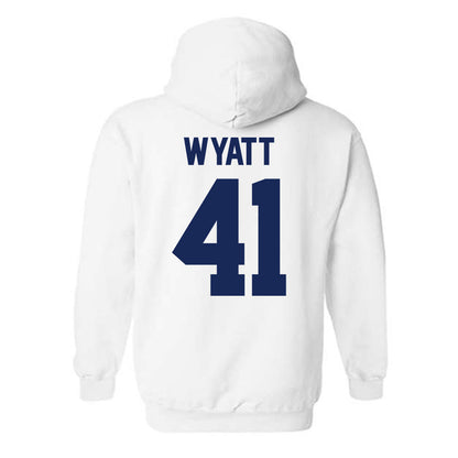Rice - NCAA Football : Plae Wyatt - Classic Shersey Hooded Sweatshirt-1