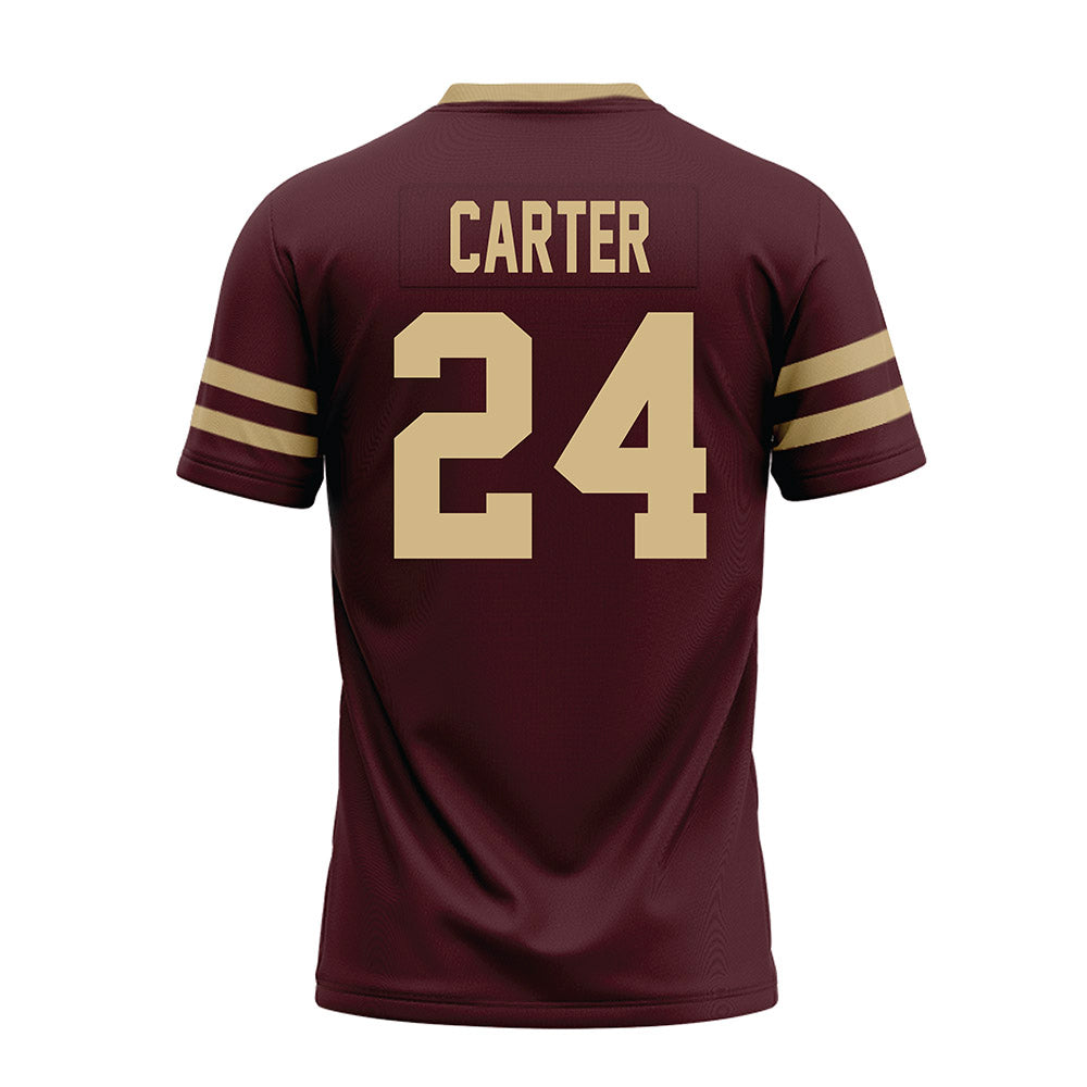 Texas State - NCAA Football : Caleb Carter - Premium Football Jersey-1
