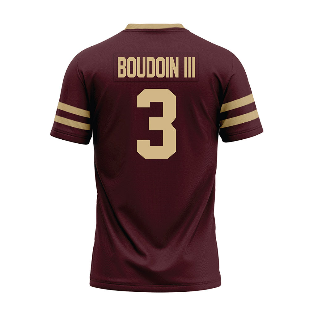 Texas State - NCAA Football : Michael Boudoin III - Premium Football Jersey-1