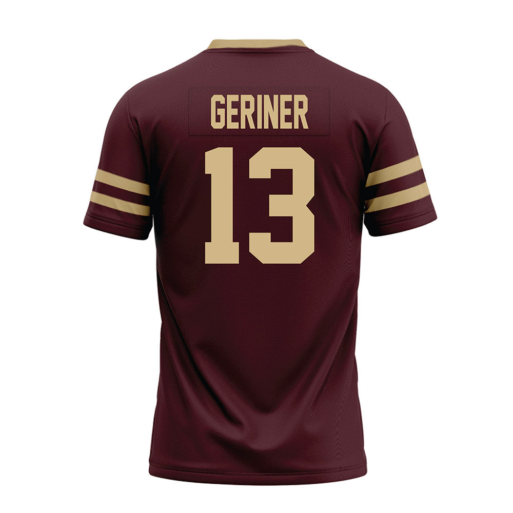 Texas State - NCAA Football : Holden Geriner - Premium Football Jersey-1