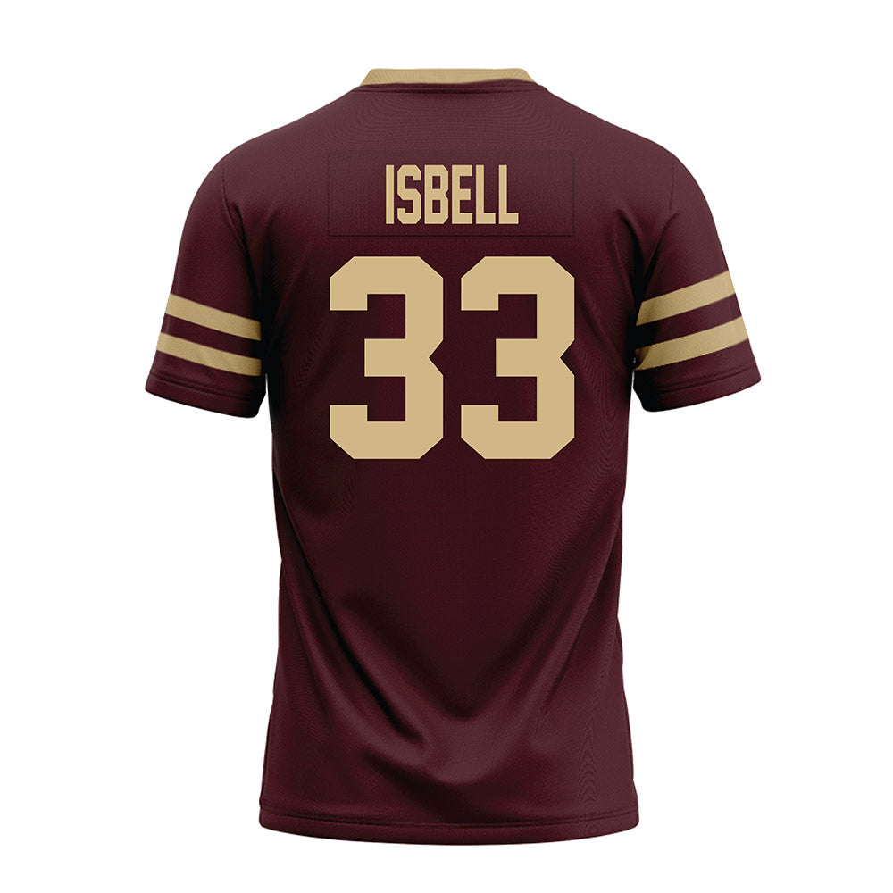 Texas State - NCAA Football : Blake Isbell - Premium Football Jersey-1