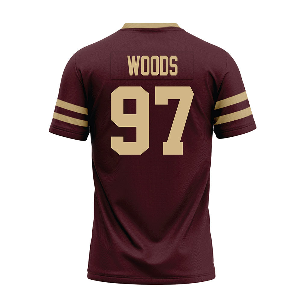 Texas State - NCAA Football : Devarrick Woods - Premium Football Jersey-1